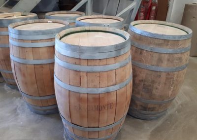Barrels after