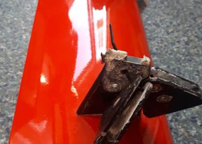 Carbon Fibre spoiler before