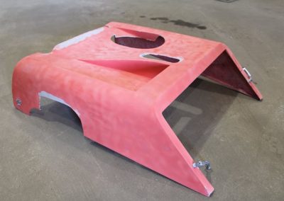 Fibre Glass bonnet after