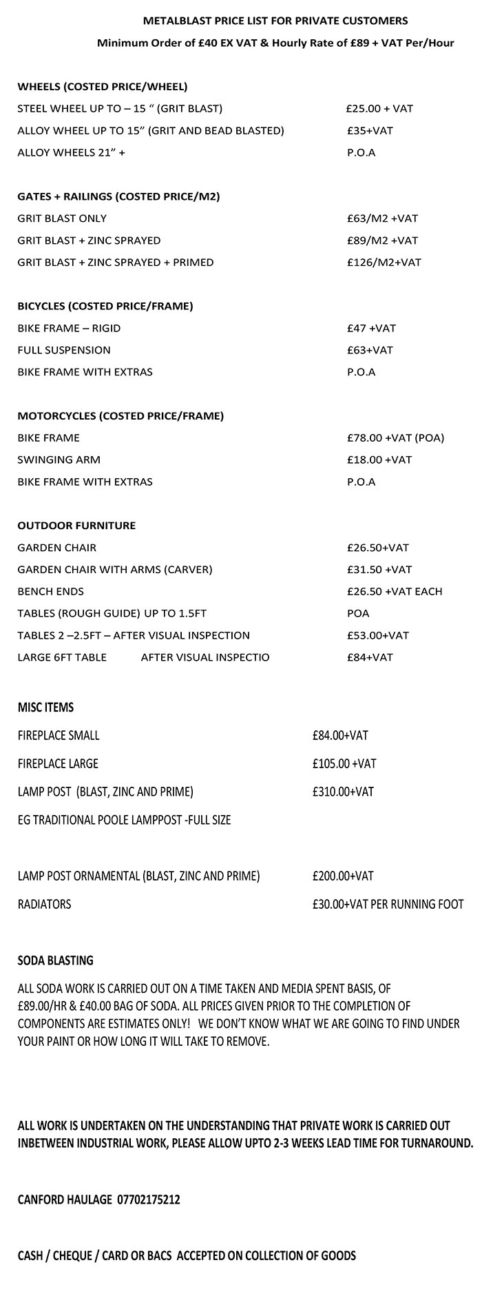 price list july 2026 price list july 2026